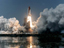 Space shuttle Atlantis launches from Kennedy Space Center on Mission STS-71