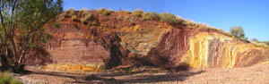 The aborigine Ochre Pits