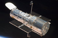 Hubble shortly after release on day 9 of SM4