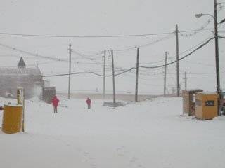 Snow at McMurdo