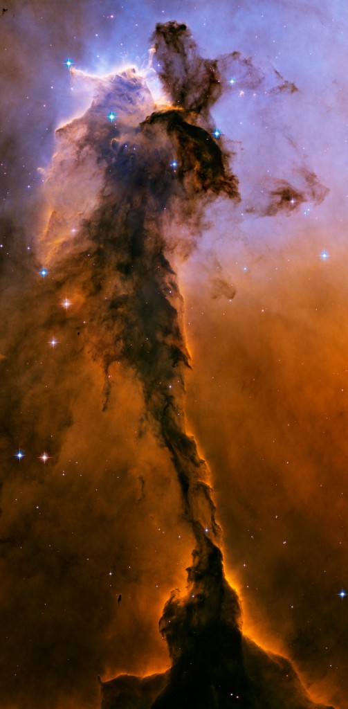 Stellar Spire in Eagle Nebula