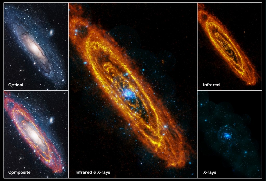  infrared: ESA/Herschel/PACS/SPIRE/J. Fritz, U. Gent; X-ray: ESA/XMM-Newton/EPIC/W. Pietsch, MPE; optical: R. Gendler 