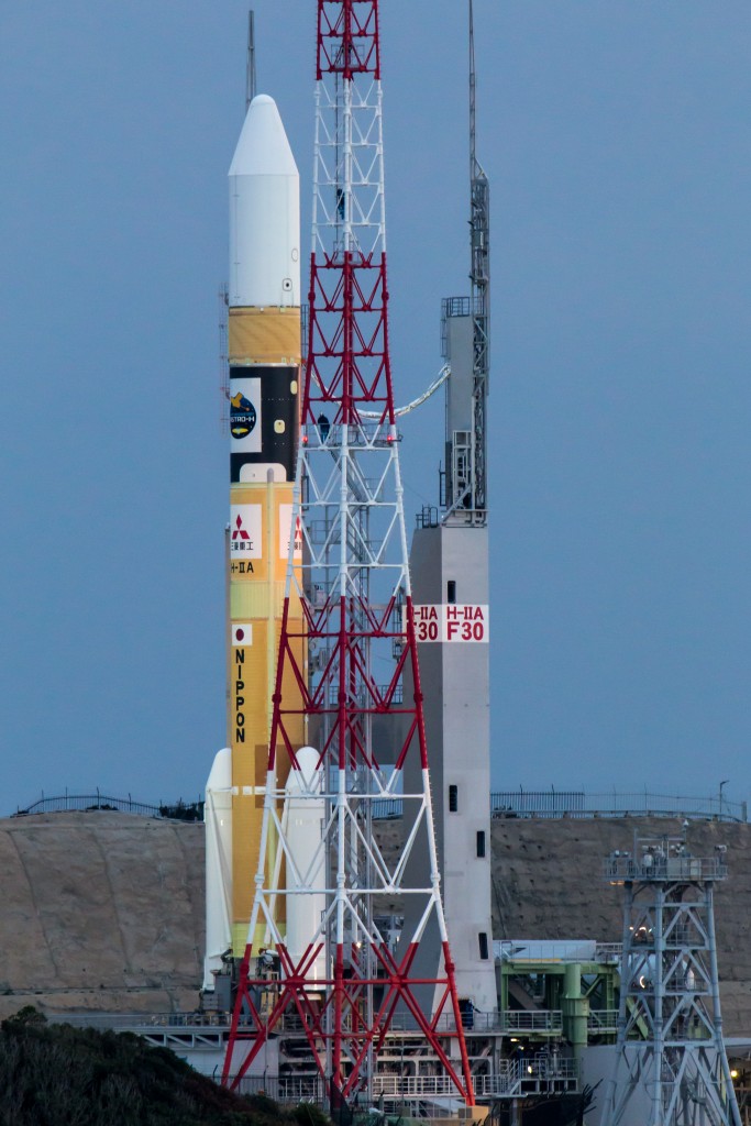 ASTRO-H Aboard an H-IIA Launch Vehicle