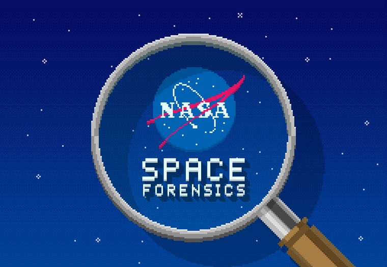 space forensics opening screen