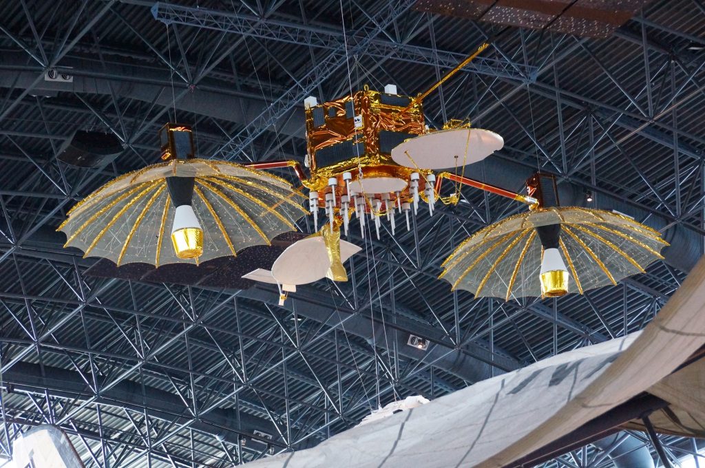 A TDRSS satellite model in the Udvar-Hazy Center