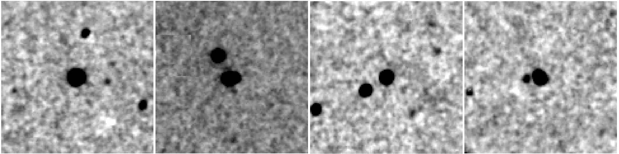 These images show that the galaxies at the center are interacting with nearby galaxies