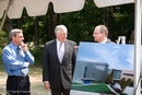 Steny Hoyer (C) talks to architects (?) -- Ground-Breaking Ceremony for Exploration Sciences Building (Bldg 34) at NASA/GSFC