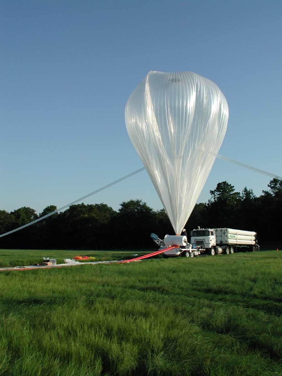 Balloon Inflation From 2003 Flight