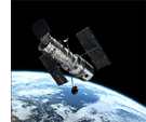 hubble in orbit above Earth