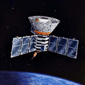 Artist's Conception of the COBE Spacecraft.