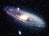 Visible Andromeda galaxy