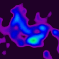 zoomed region of molecular Hydrogen map
