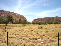 Heavytree Gap, the pass into town