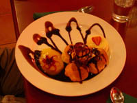 Bob Hull's Dessert at the Bluegrass Restaurant 