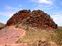 Corroboree Rock Face On