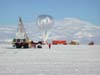 Filling the balloon during TIGER mission in Antarctica - December 2001