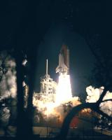 A perfect night-time launch for Space Shuttle Discovery
