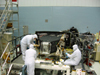 WFC3 being prepared for acoustic testing