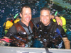 Divers in the Johnson Space Center Neutral Buoyancy Lab