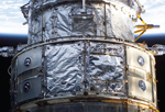 Hubble exterior showing external blankets