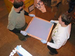 Jason and Eric moving aerogel