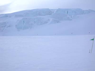 Crevasses in the Glacier