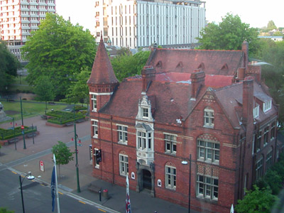 Looking out my hotel window in Christchurch