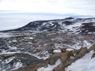 Looking Down on McMurdo