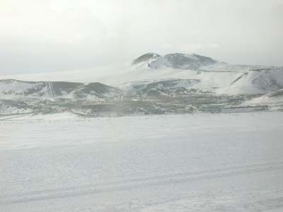 Suiting up for flight to McMurdo