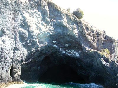 A sea cave