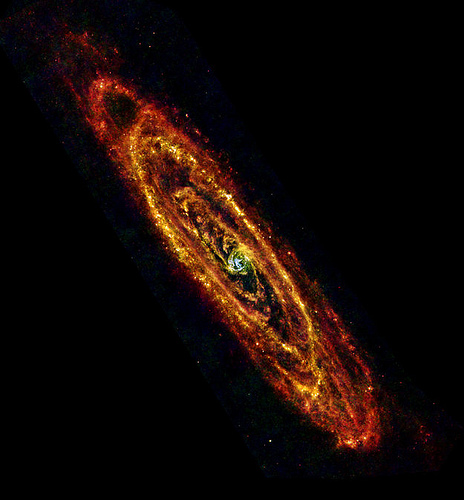 Andromeda In The Infrared Nasa Blueshift 7519